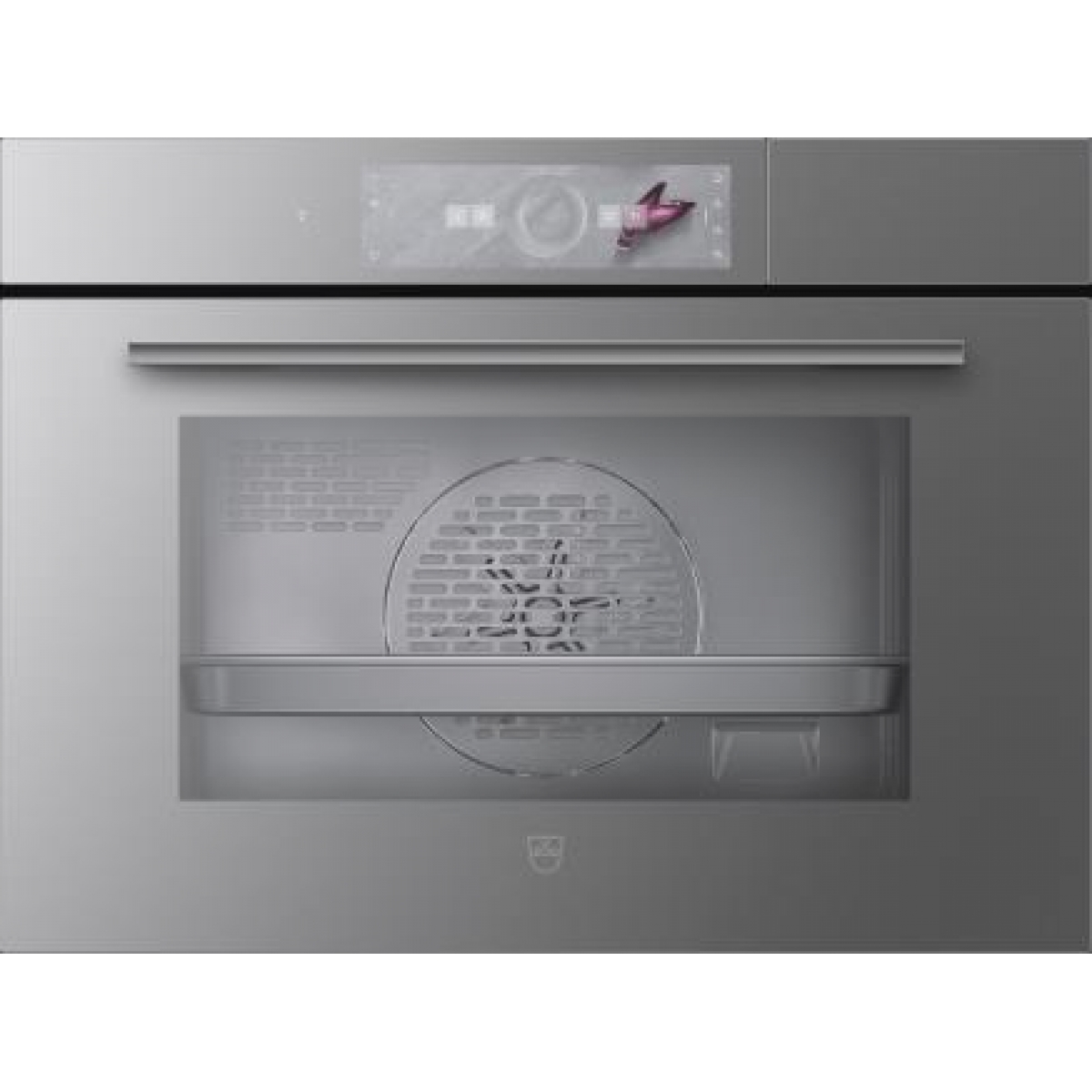 V-Zug Combi-Steam V6000 45 60厘米 嵌入式電蒸爐 (白金)｜多種蒸煮模式、食物探針、A+能效
